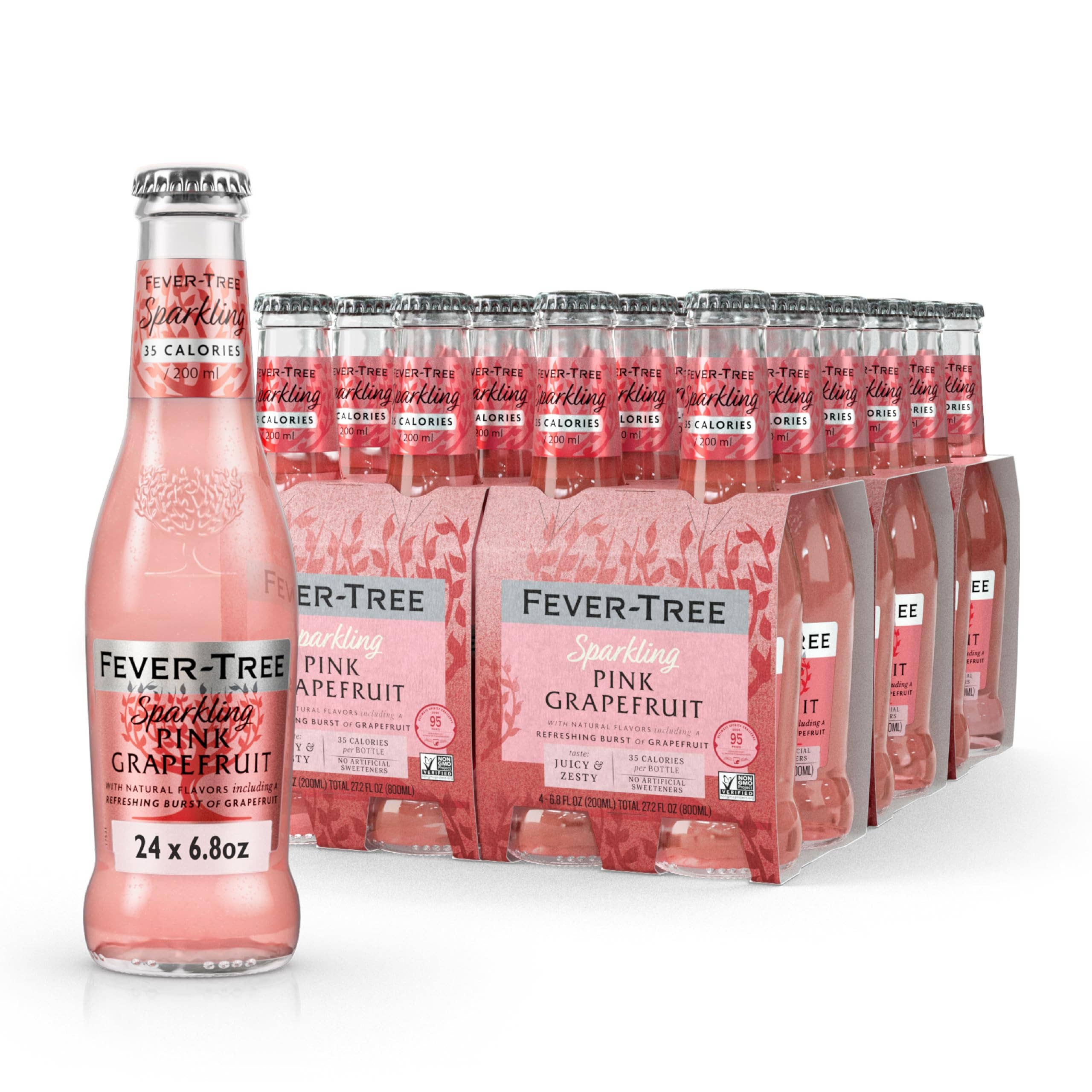 L&F Universal Goods - Wholesale Soda/Carbonated Drink - Fever-Tree Sparkling Pink Grapefruit 24/200mL Bottles0
