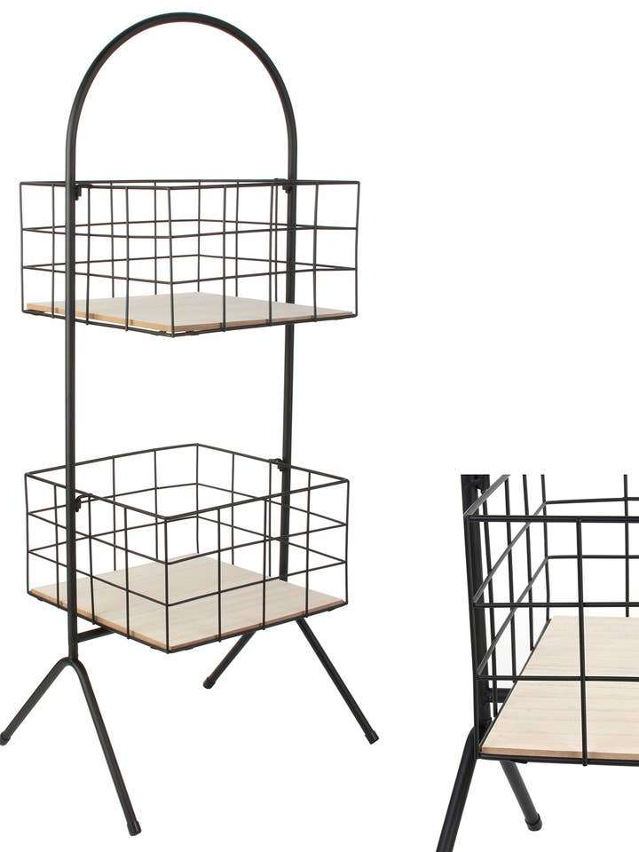 Opbergrekje Met Twee Vakken voor wholesale door Sfeerpunt