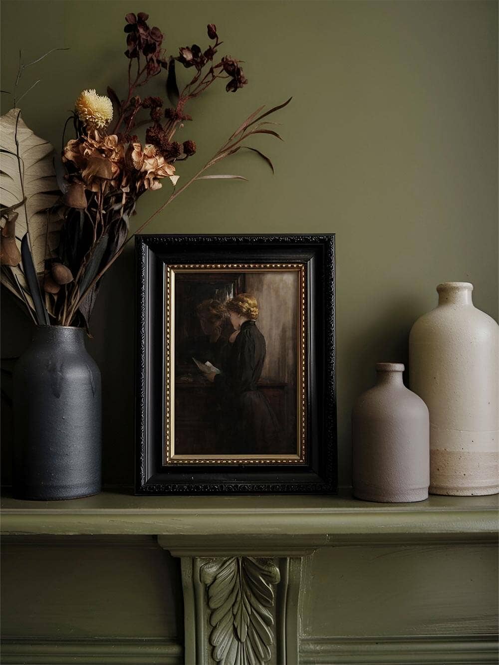 Modern Antique Prints - Wholesale Art Print - The Letter – Dark Academia Portrait4