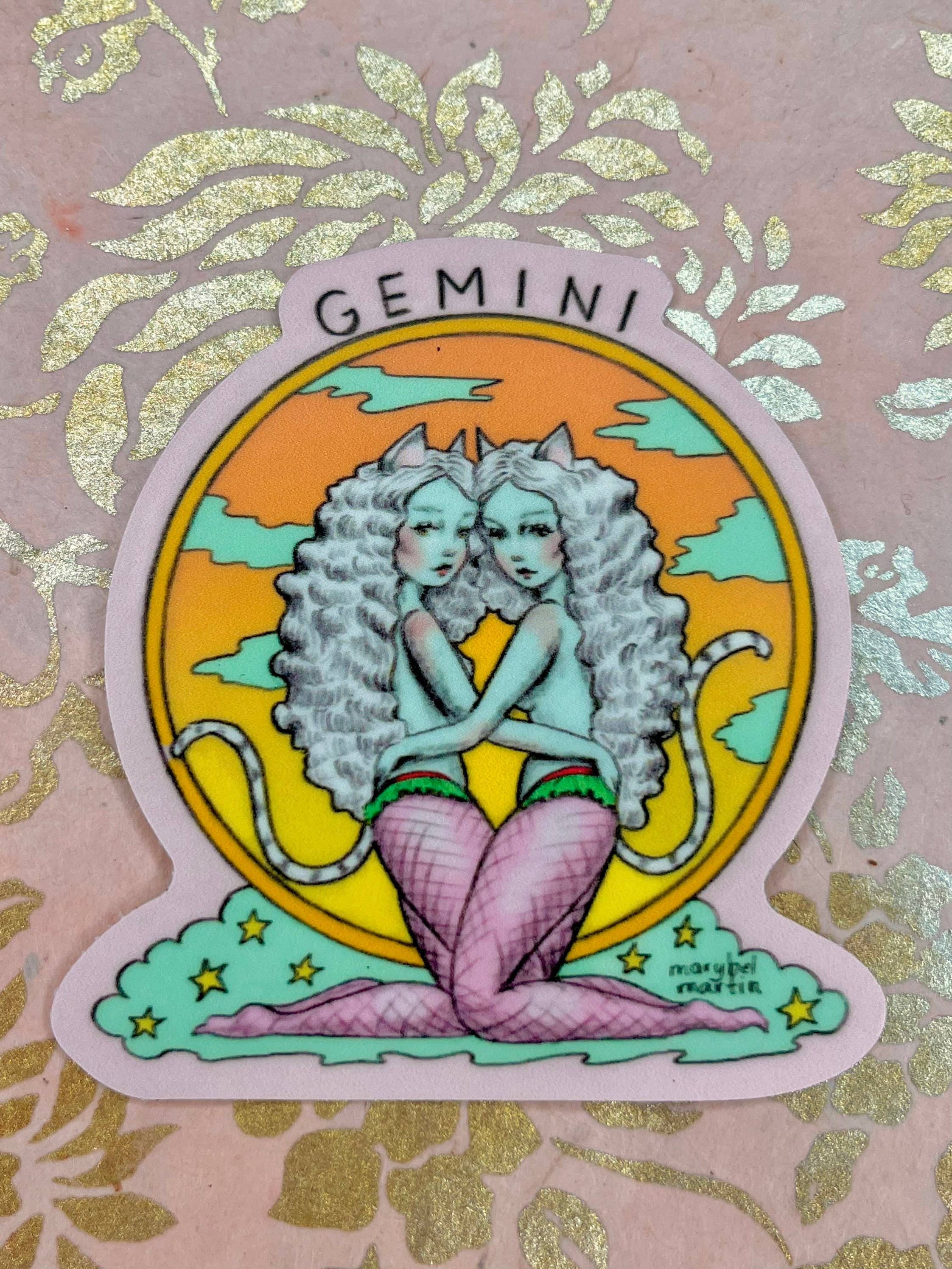 Marybel Martin - Wholesale Sticker - Gemini - Vinyl Sticker By Marybel Martin2