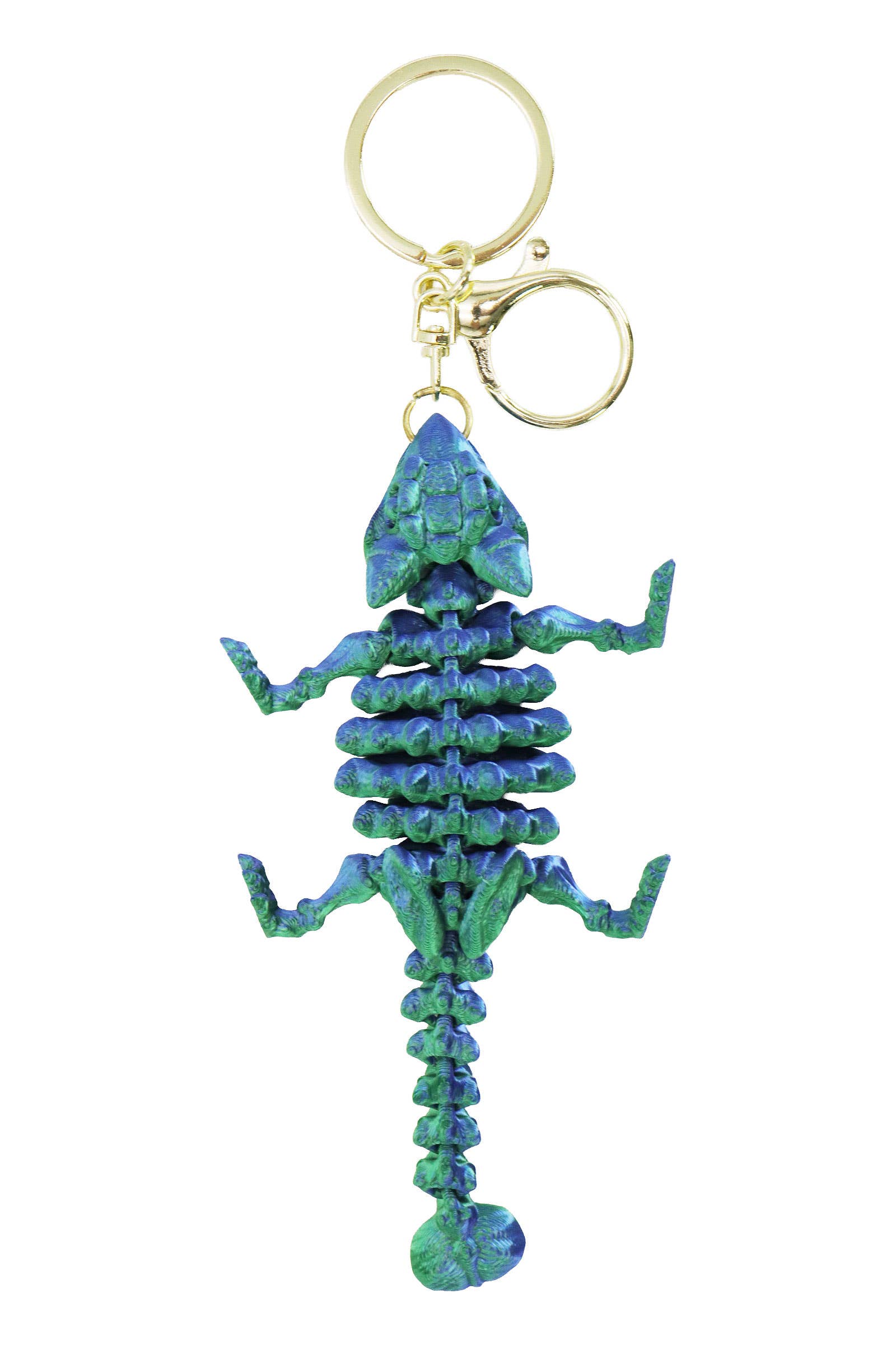 ASSORTED Dinosaur Fossil 3d Print Articulated Key Chain for wholesale on Faire9