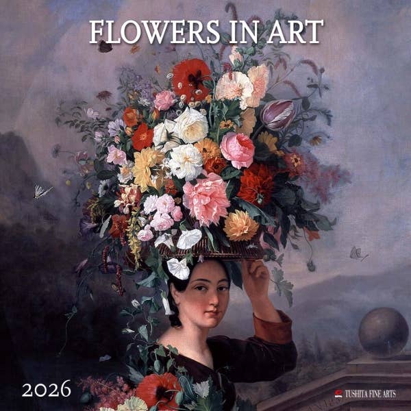 Flowers In Art 2026 Wall Calendar for wholesale by VisionWorks LLC