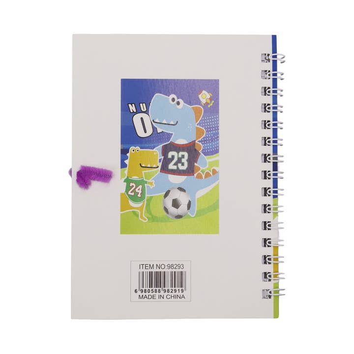 ASSORTED Dinosaur A6 Spiral Bound Notebook With Pen for wholesale on Faire10