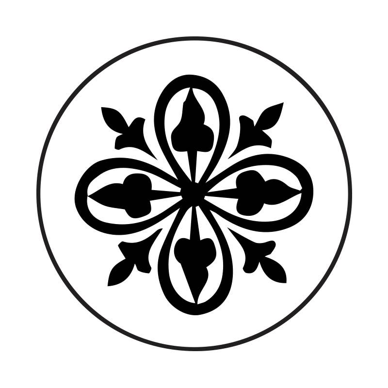 Freund Mayer & Co. - Vente Tampon encreur/décoratif - Moules à sceller en cire en laiton, symboles populaires, sans poignée13