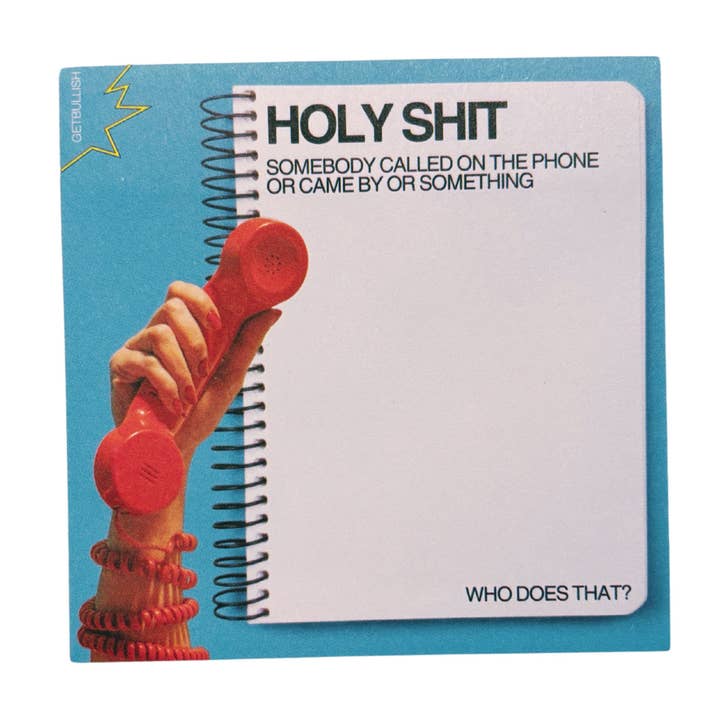 Holy Shit Jumbo Sticky Notes | 4" x 4" 50 Pages for wholesale by GetBullish