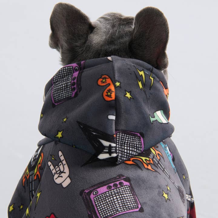 Spark Paws - Wholesale Pet hoodie – Dog - Rock and Roll Dog Hoodie3
