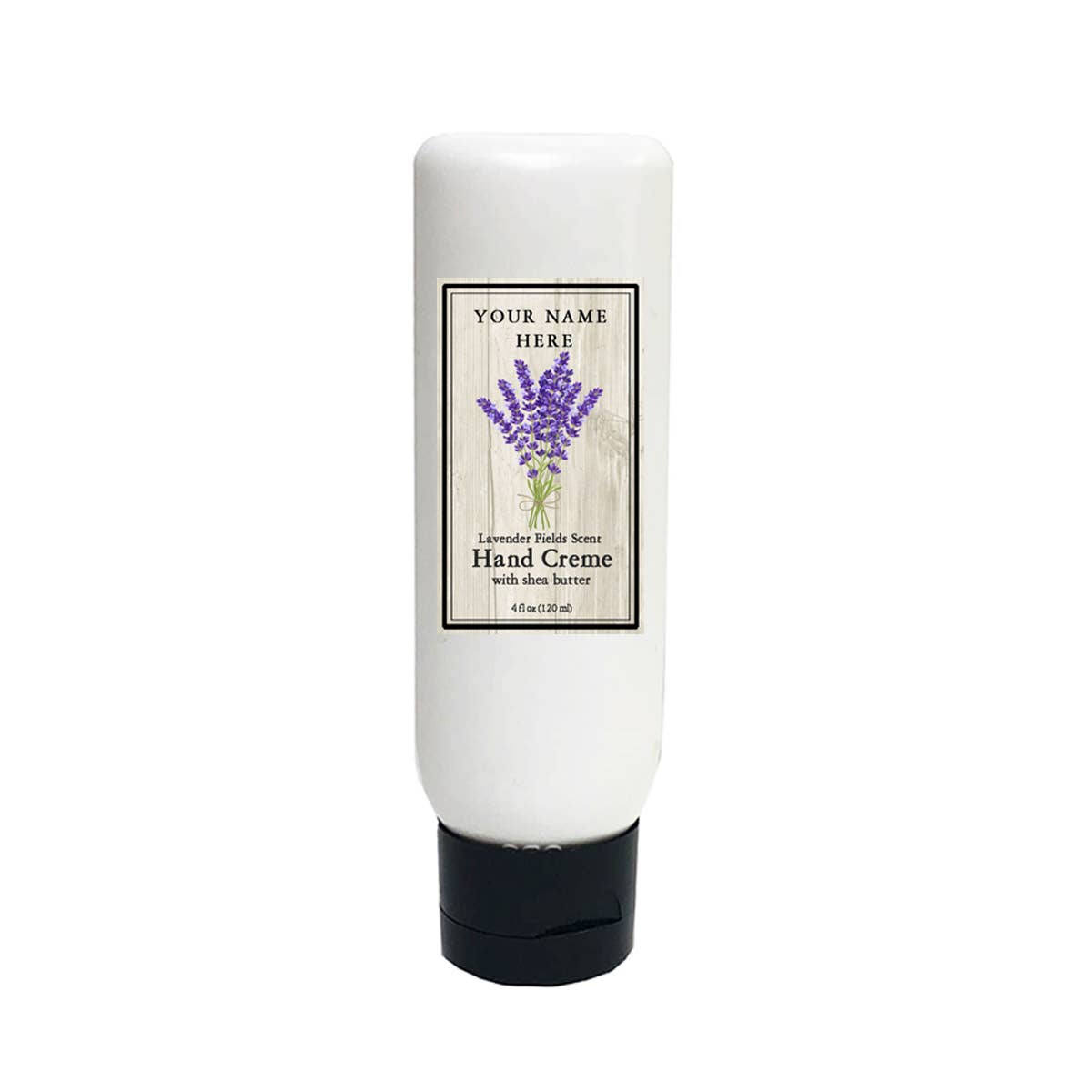 Kiss Me in the Garden - Wholesale Hand Cream/Lotion - Customizable Farm Market Lavender Hand Creme Tube 4 oz