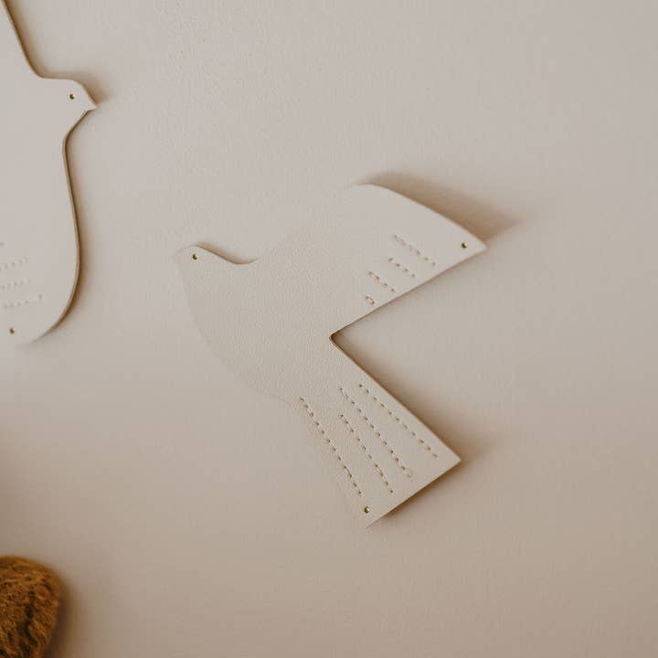 Zakuw - Wholesale Wall Accent - Decorative leather bird - size S4