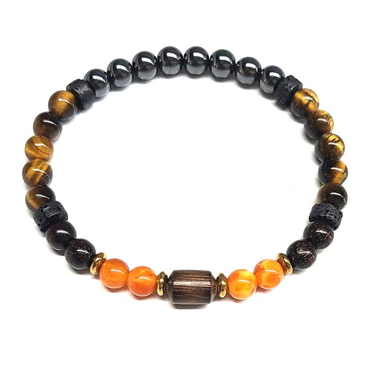 Tiger Eye Hematite Lava 6mm for wholesale by The Healing Sanctuary