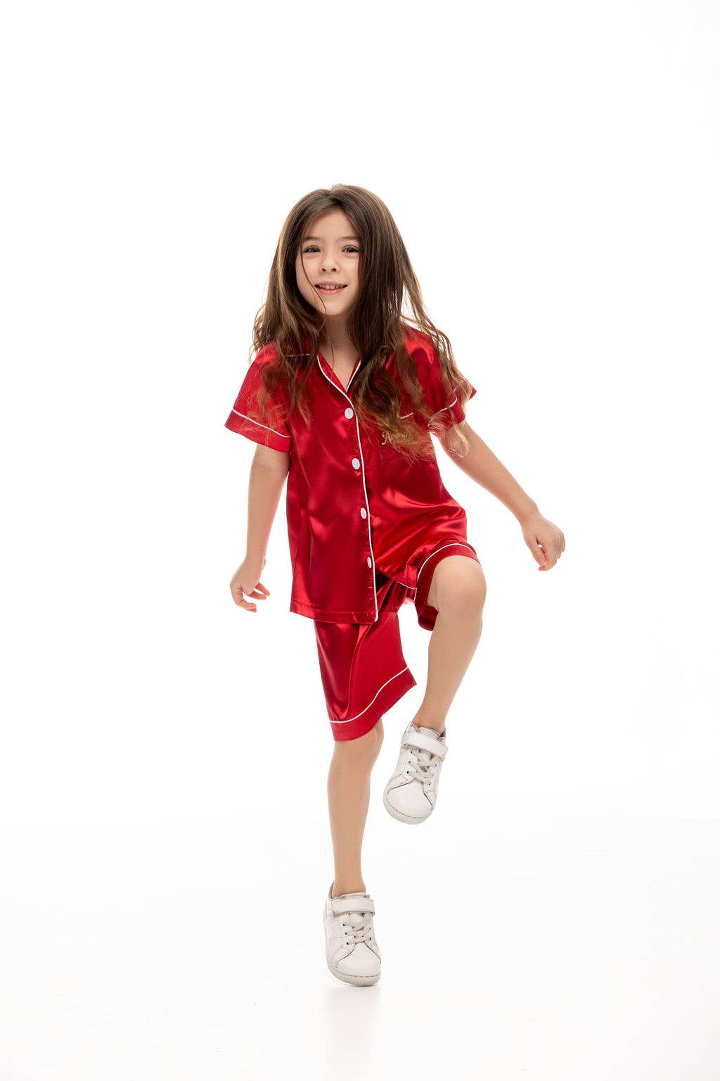 Sisters G Kids – wholesale Sleepwear set – Kids – Short Satin Pajamas for Kids2