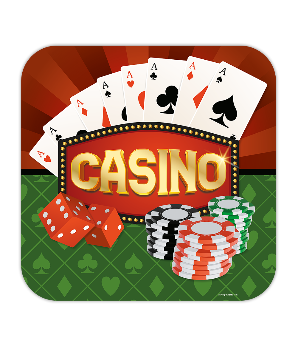 PD Party - Wholesale Bord/bordje - Decoratieschild - Casino0