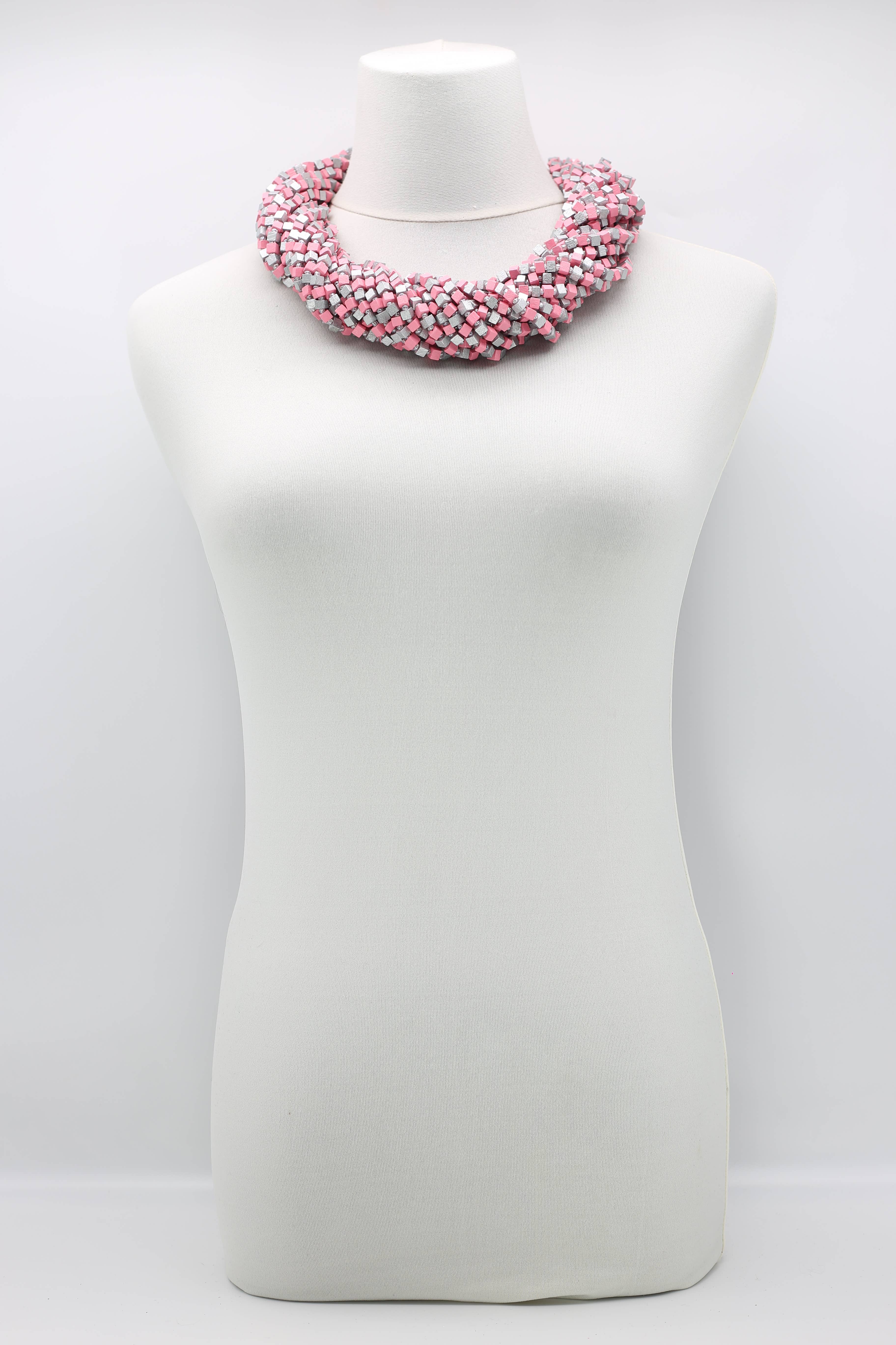 Jianhui London – Engroshandel Perlehalskæde – Den næste Pashmina halskæde Træperler - Mosaic Art23