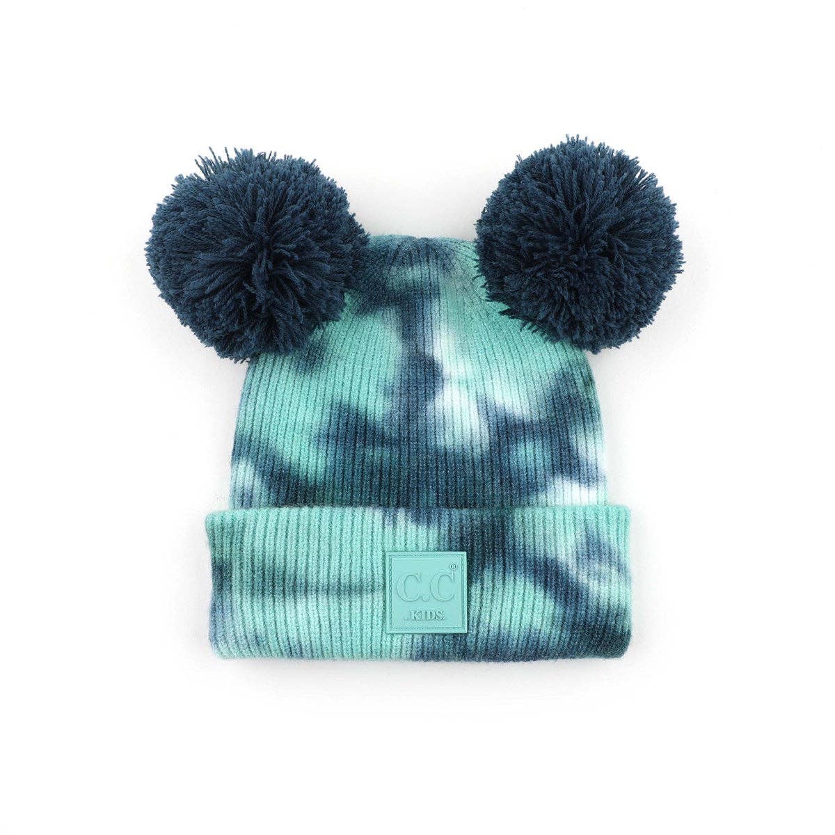 Truly Contagious - Wholesale Beanie - Kids - CC Kids Pom Pom Tie-Dye Beanie ( KIDS-7380POMPOM )2