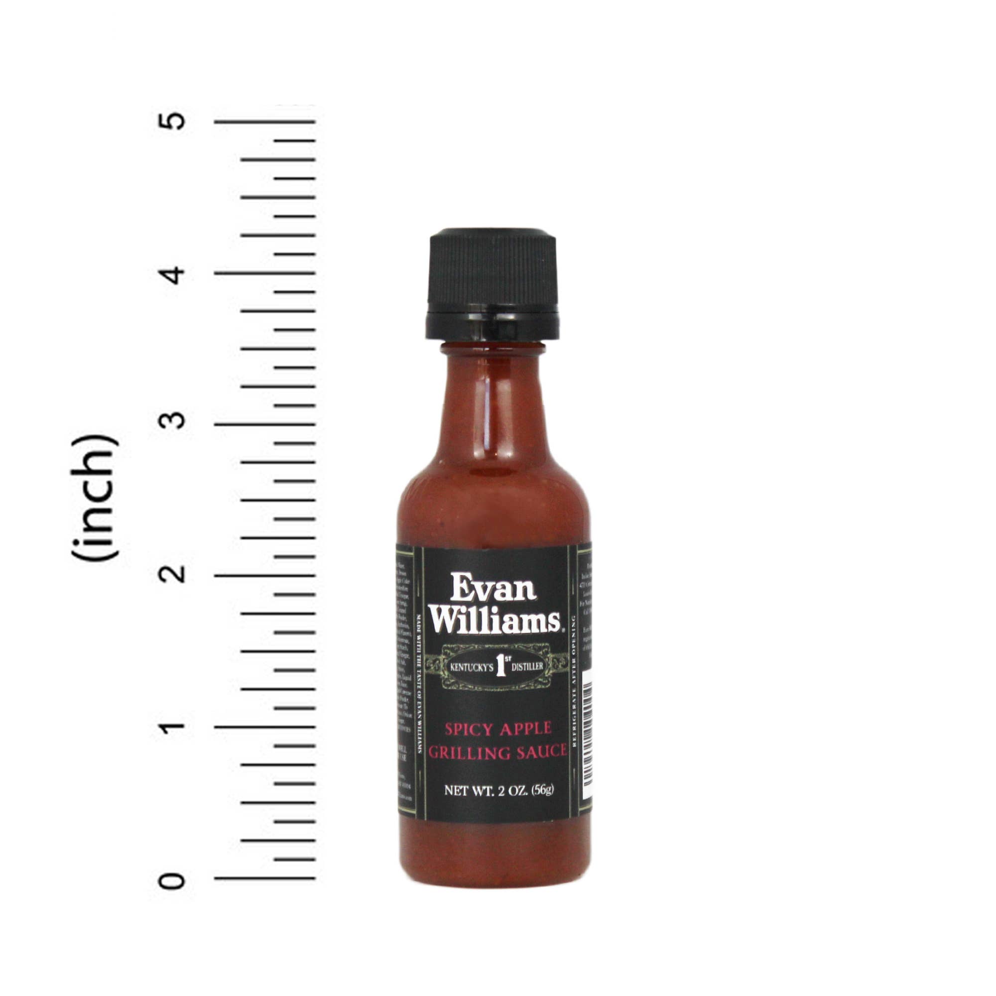 Bourbon Country Products – wholesale BBQ sauce – Evan Williams Spicy Apple Grilling Sauce (Mini 2oz)1