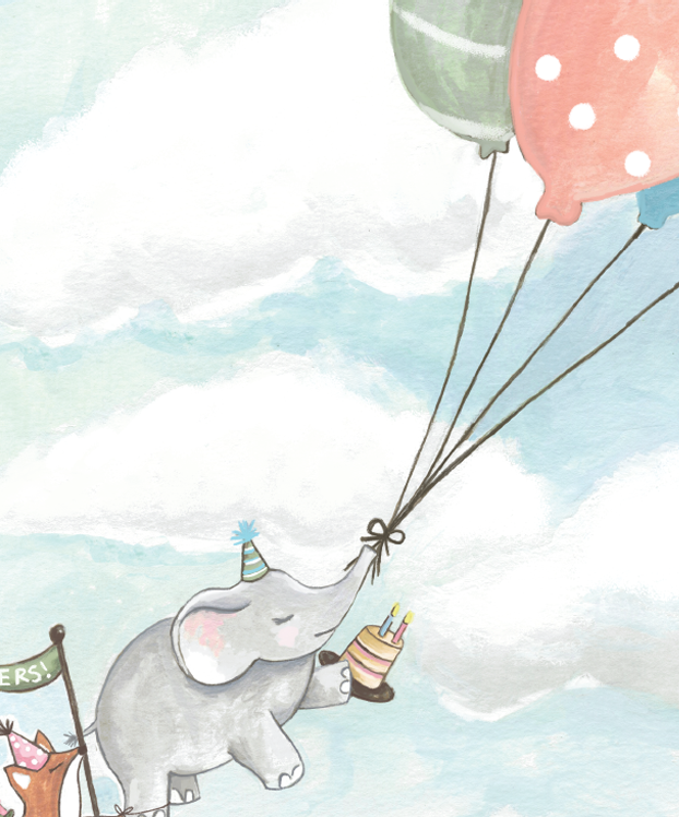 Jessica Frasz Studio – Engroshandel Fødselsdagskort – Hav en magisk fødselsdag / Børnekort2