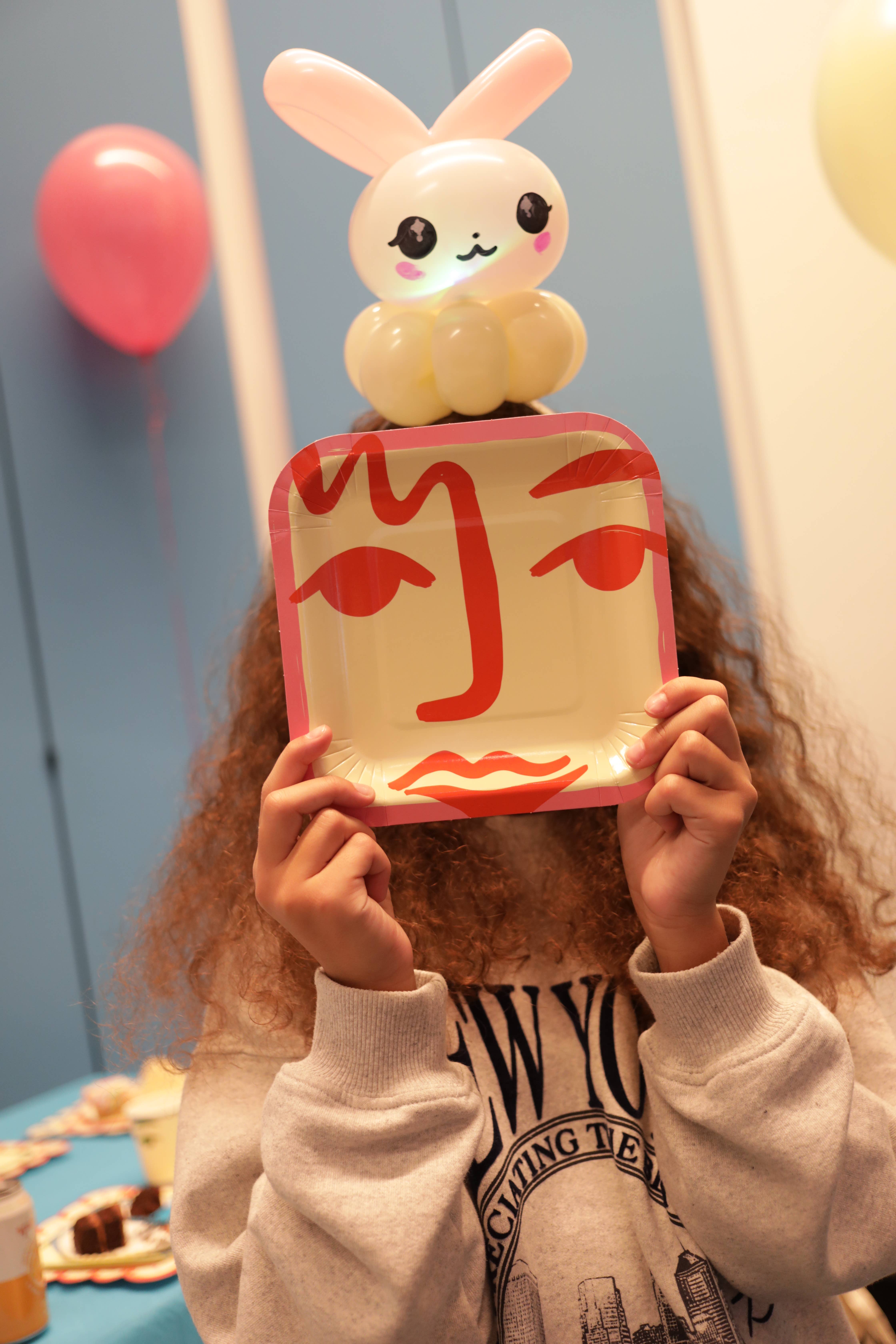 POP Party Supplies, LLC - Wholesale Disposable Plate - Two Face Dessert Paper Plates (x 12) - Art Party Collection5