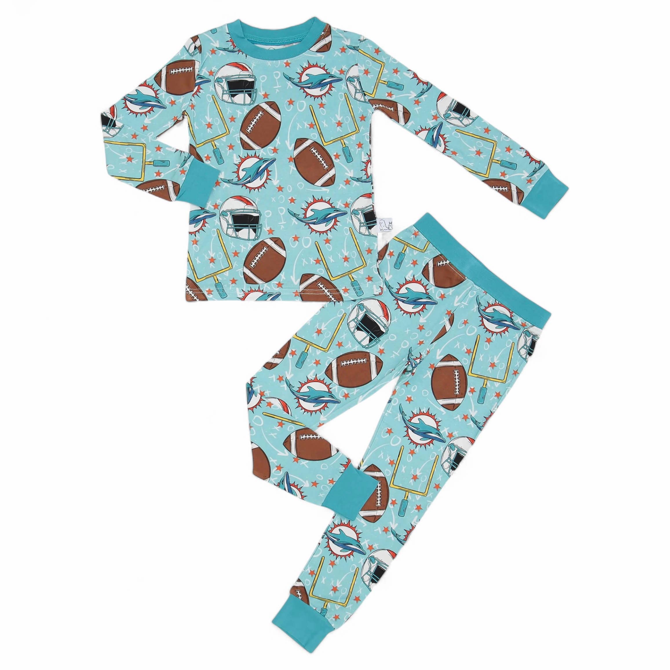 CEDDY & RIA - Wholesale Sleepwear Set - Kids - Football team 9 bamboo 2 piece set pjs 0