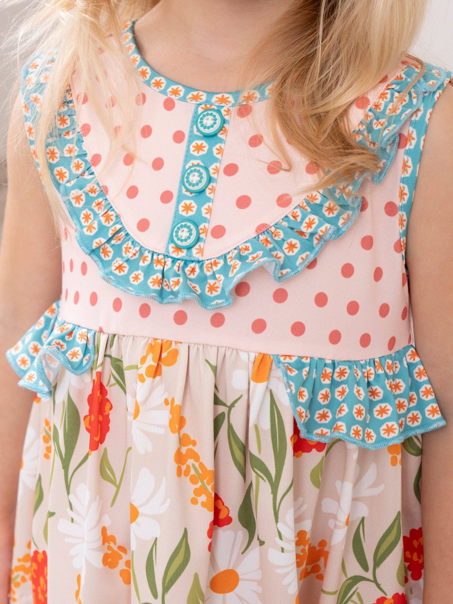 Marie Nicole Clothing - Wholesale Top & Short Set - Kids - Daisy Janes Ruffle Trim Outfit6