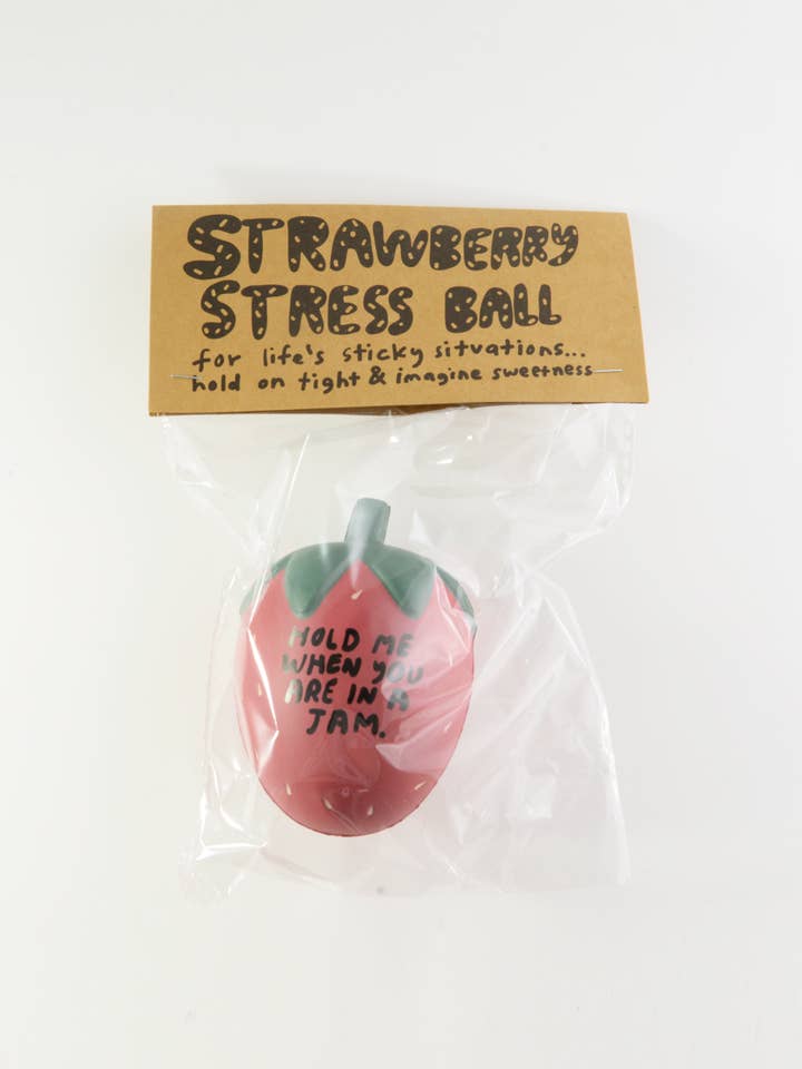 Strawberry Stress Ball for wholesale by People I've Loved