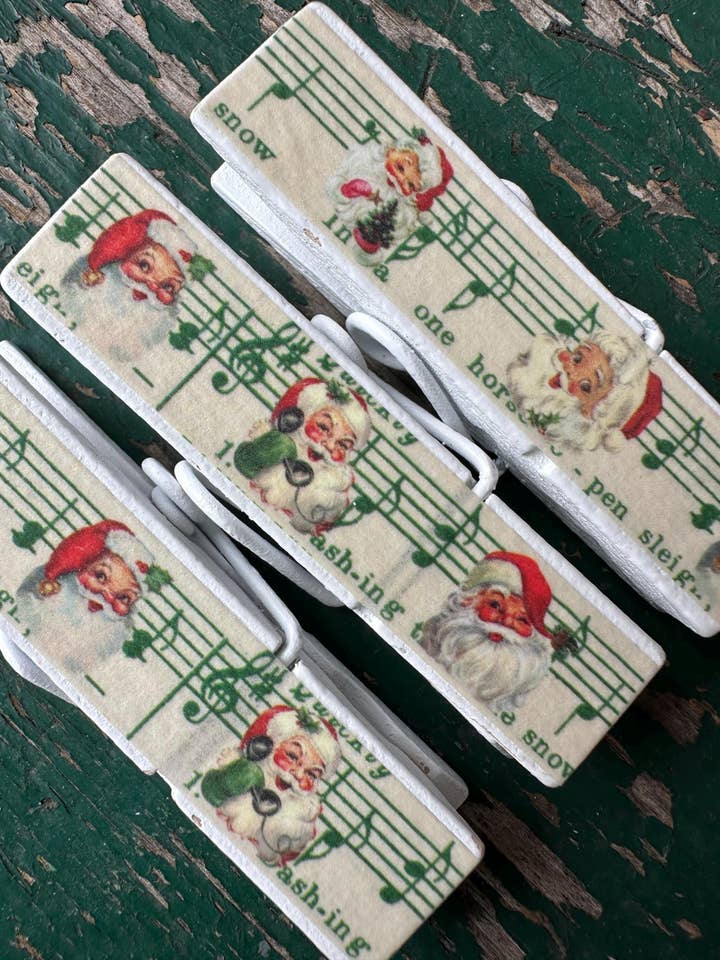 NEW Jingle Bells Music Christmas Holiday Chip Clip for wholesale by NanCBeeCreations