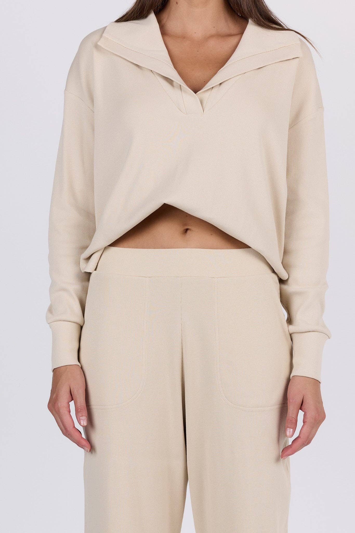 Beige Time Out Top for wholesale on Faire5