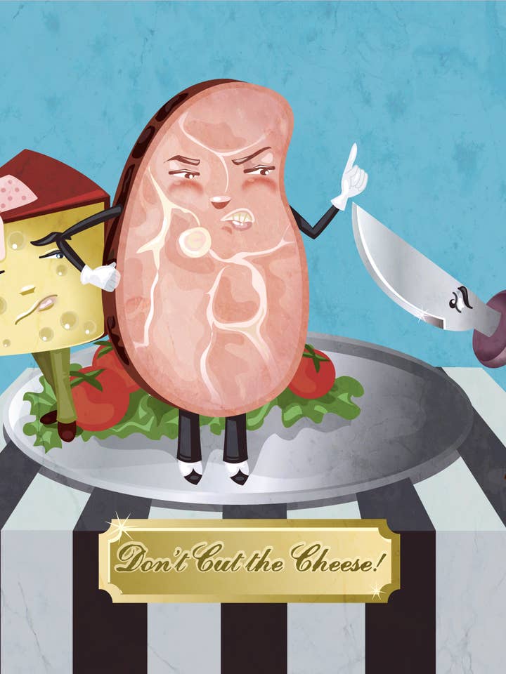 Non tagliare la stampa del formaggio per la vendita all'ingrosso da parte di Kitschy Delish