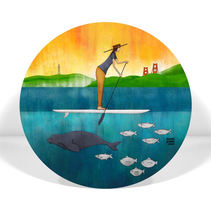 What's SUP and What's Down (Sticker) for wholesale by Numyum