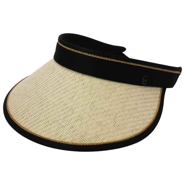 ASSORTED Pack And Go Paper Straw Roll-up Sun Visor for wholesale on Faire12