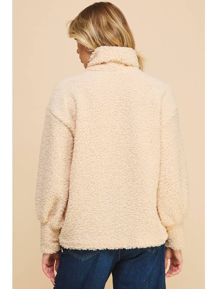 IST1188 Be Grateful Sweater Taupe for wholesale on Faire