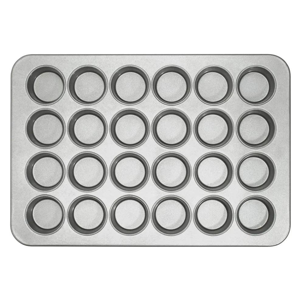 EcoQuality - Wholesale Cupcake/muffin tin - HMF-20E to 48T, 26ga Alum Steel, Silicone Glazed Muffin Pans, EA1