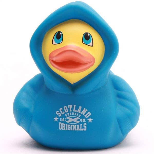 Duckshop - Wholesale Bath Toy - Baby - Bath Duck Hoodie Scotland - blue2