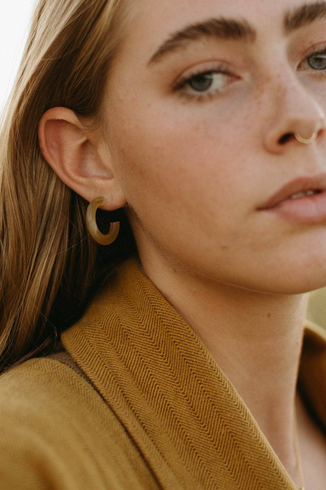 Rover & Kin - Wholesale Hoop Earrings - Horn Essential Hoops2