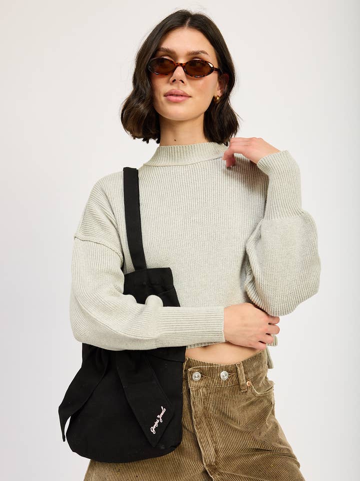 Emory Park - Wholesale Knit Sweater - Women's - MOCK NECK OVERSIZED SWEATER1