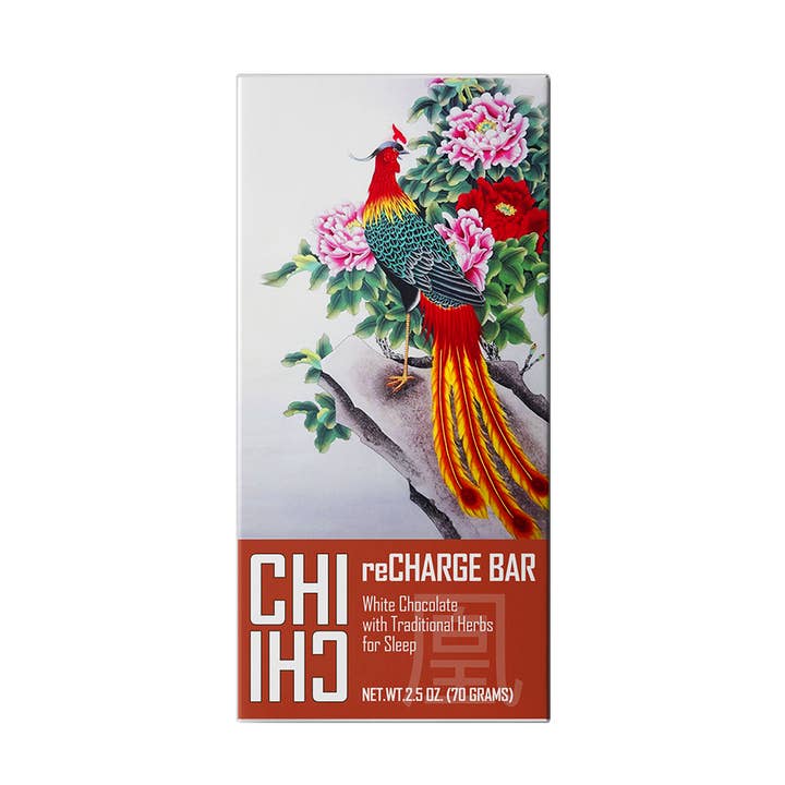reCHARGE Bar: Herbal Chocolate Bar for wholesale by ChiChi Chocolate