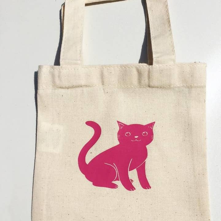 TBF - Wholesale Tote Bag - Women's - TBF - 6" MINI Cotton Tote Bag with Fabric Handles - TB1062