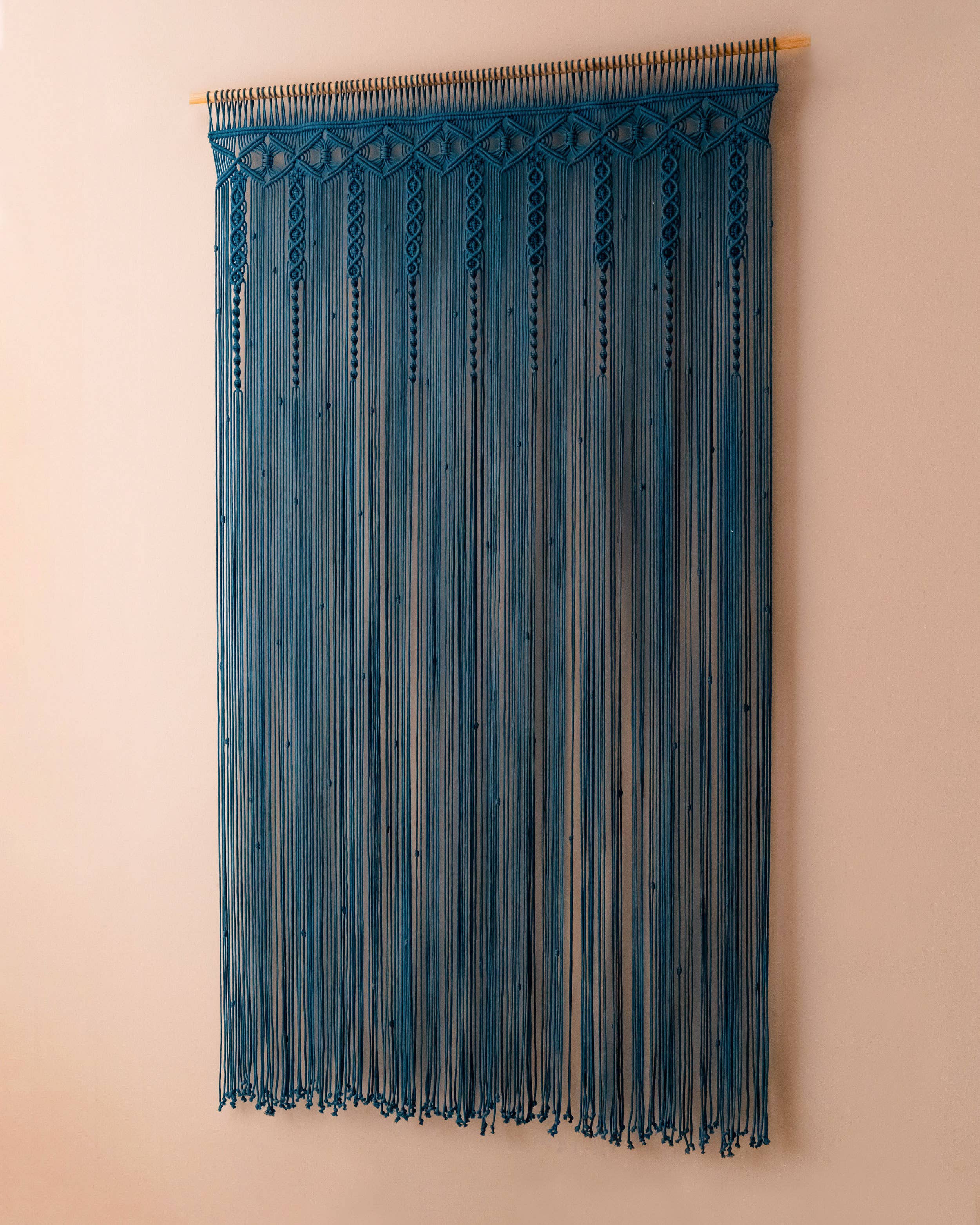 HeartCrafted - Vente Rideaux - Rideau macramé Boho pour porte et fenêtre C0622