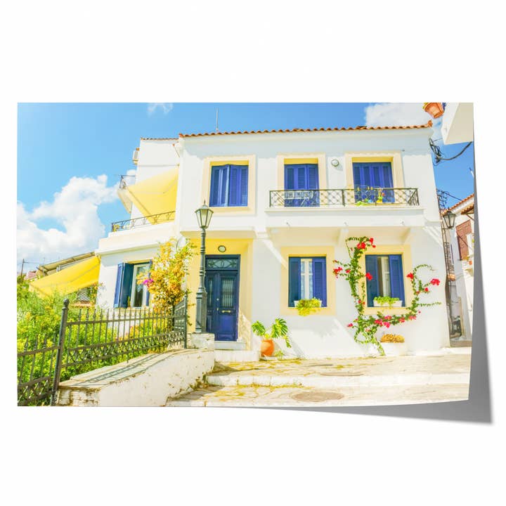 Skiathos House | Tirage Photographique d'Art pour la vente par Natasha Riha Photography