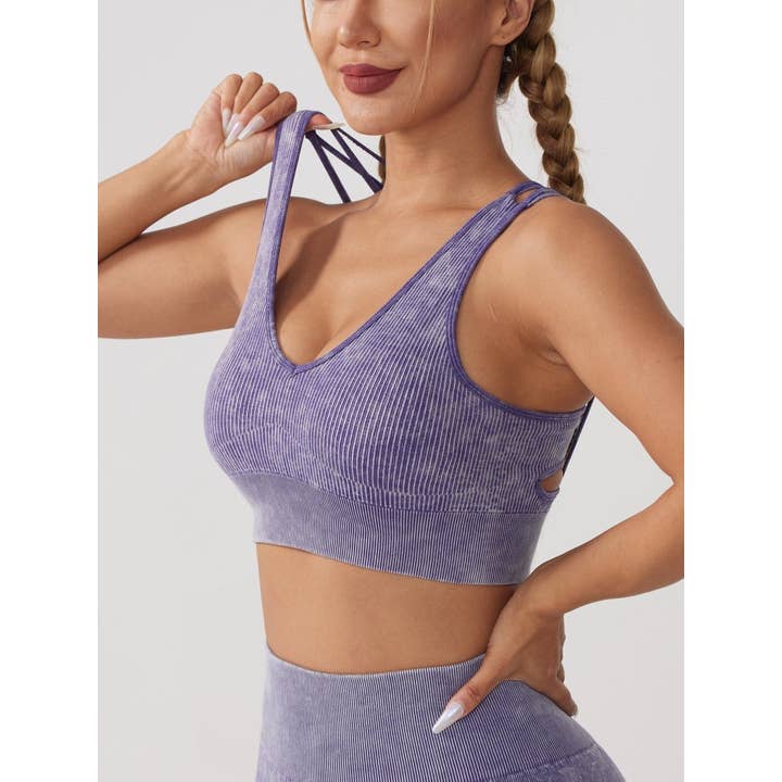 Your Beautiful Boutique - Wholesale Sports Bra - Women's - Women Fashion Blank Running Sports Bra