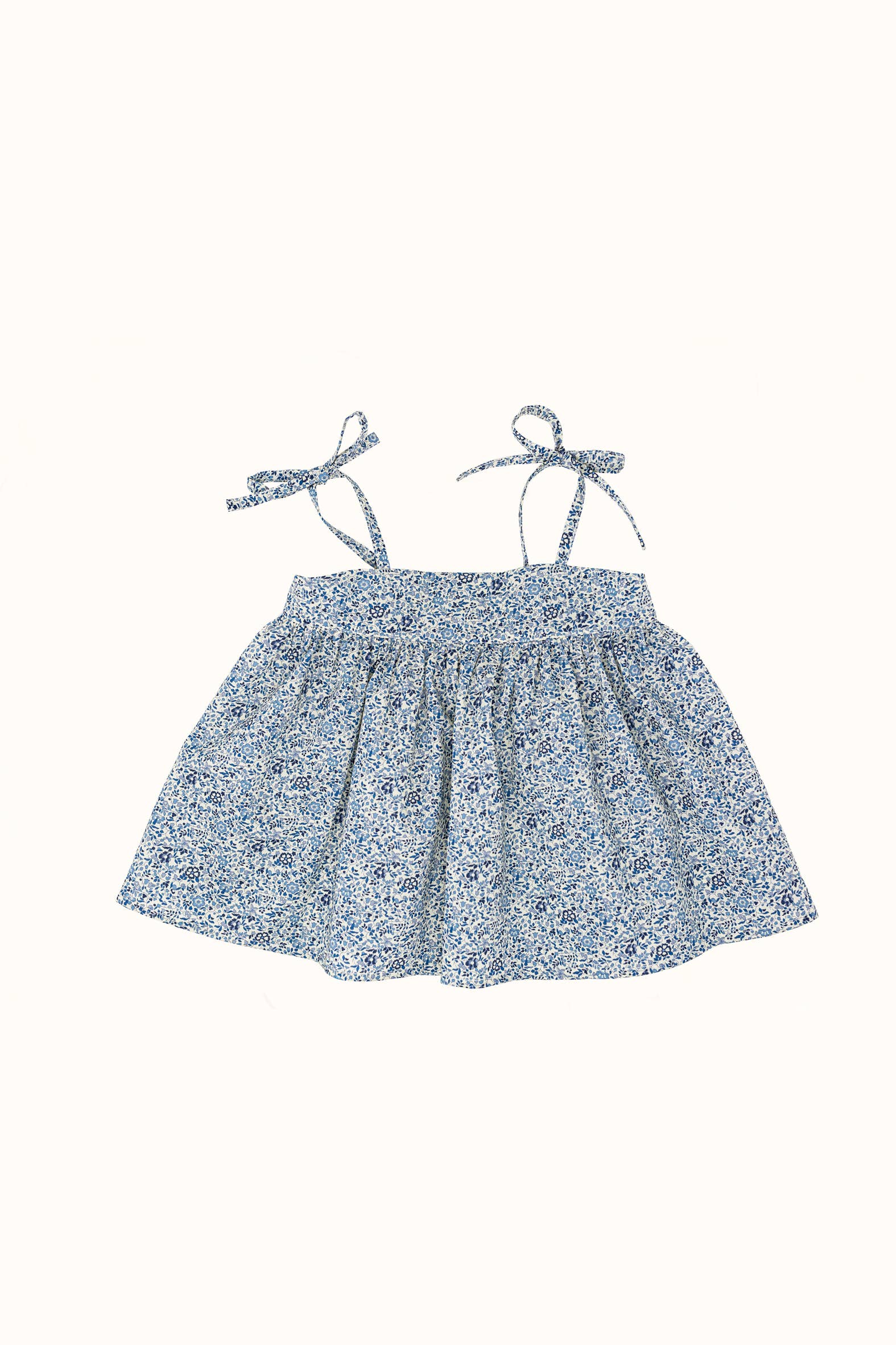 Calisson Little Royals - Venta al por mayor Camiseta - Bebés - Blusa de moda Liberty of London Print - Cogollos azules1