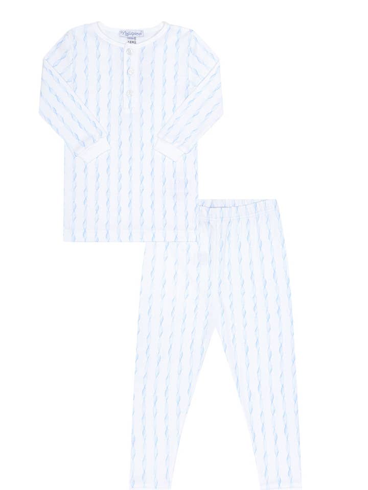 Blue Twirls Pajamas for wholesale on Faire0