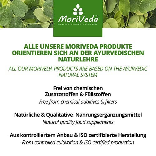 AMTEC Trading GmbH - Wholesale Oral Supplement/Vitamin - MoriVeda® Moringa Detox Tablets 900 mg Vegan Pack of 1205