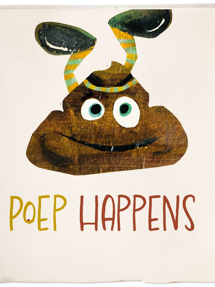 La merde arrive pour la vente par Paperart by OrigiNeeltje