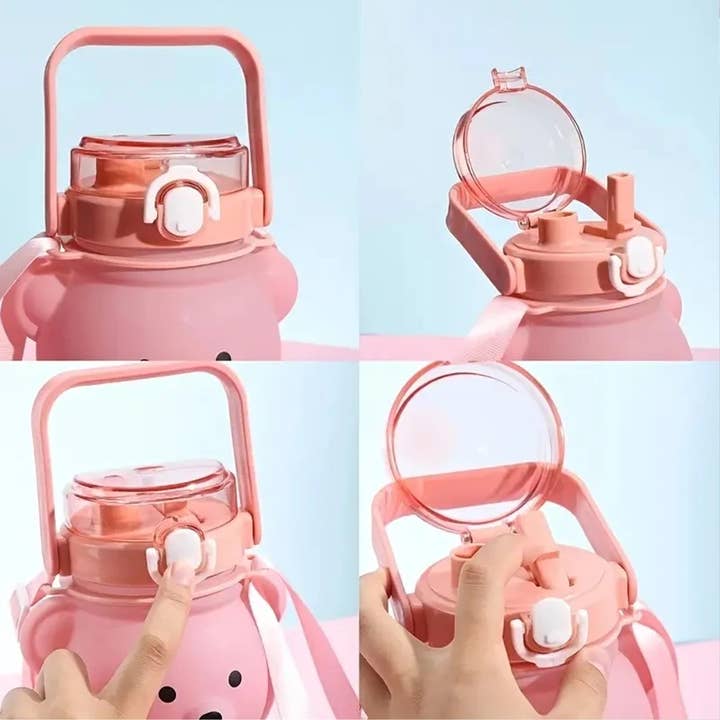 Haaro - Wholesale Water Bottle - Attractive Bear Water Bottle For Kids - Assorted