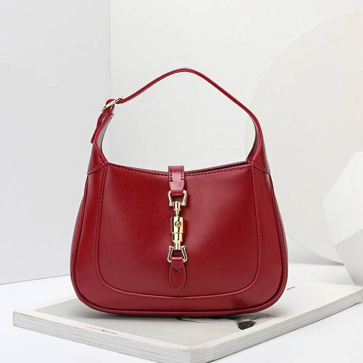 Äkta läder sadelhandaxelväska för wholesale av Sook Stainable