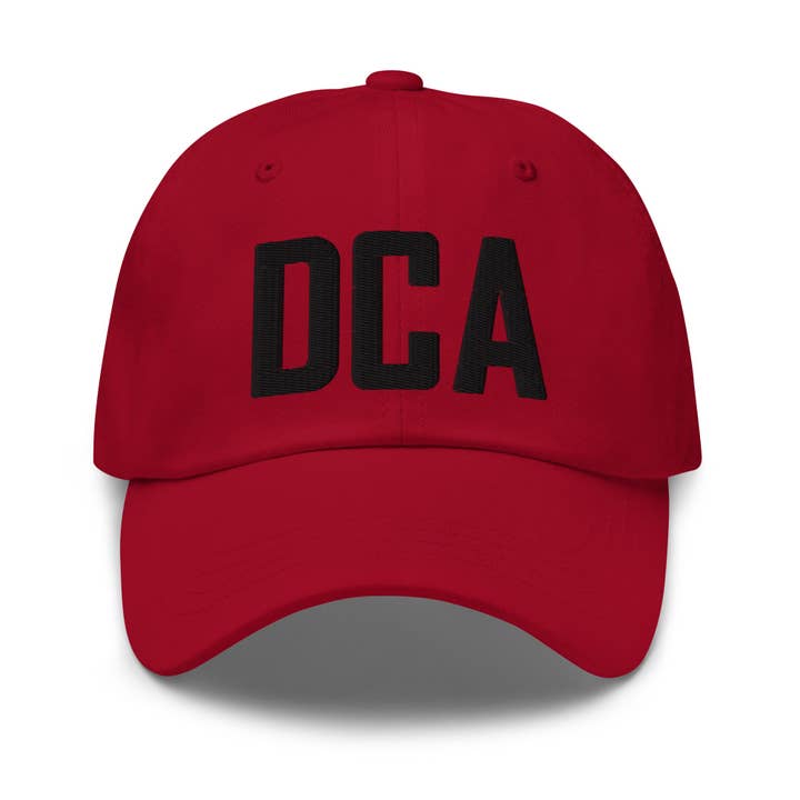 CRE PYT - Wholesale Baseball Cap - Unisex - DCA Airport Code Embroidered Dad Hat Washington DC District of Columbia Arlington Virginia2