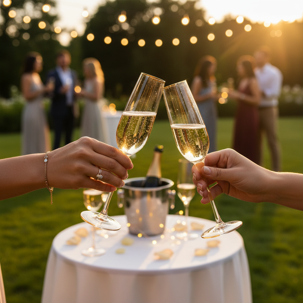 Kadra Kitchenware - Wholesale Champagne Flute - Vikko Decor Platinum Amber Gold Rim Champagne Flute 8.5 oz2