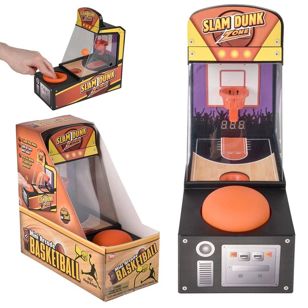 La Luna Bella - Toys – Brinquedo clássico - Crianças por atacado – Jogo de Basquetebol Mini Arcade de 9" - LLB Toys0