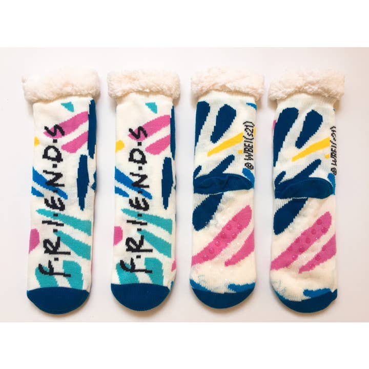 48 Pair Friends Sherpa Sock Assortment PREORDER for wholesale by Infinity