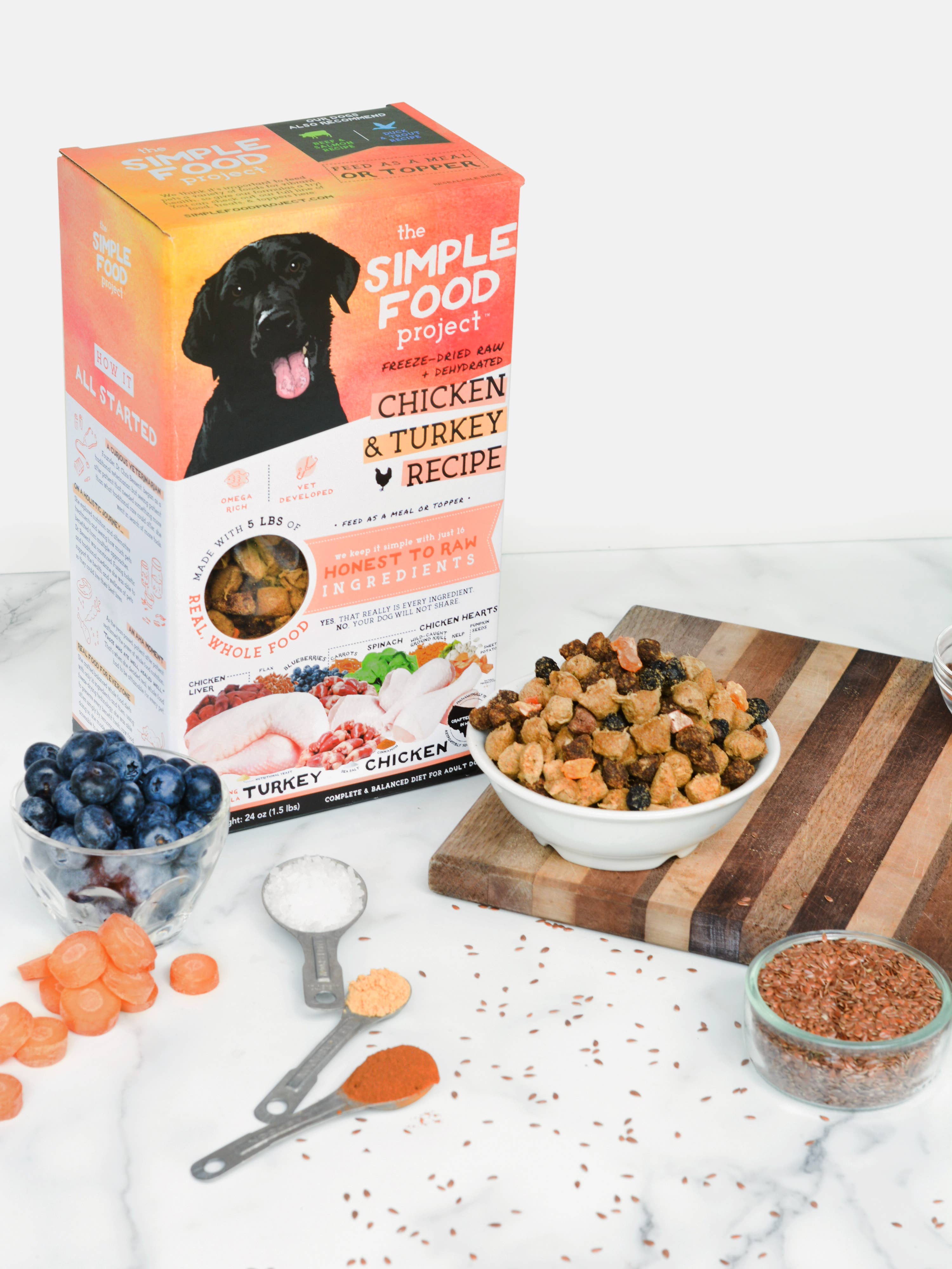 The Simple Food Project - Wholesale Pet Food - Dog - Chicken & Turkey Recipe for Dogs5