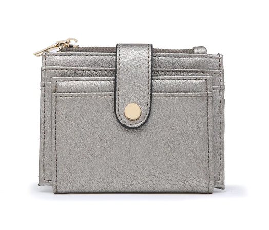 MiMi Wholesale - Wholesale Wallet - Women's - WL1904 Mini Snap Button Wallet & Cardholder w/ Zipper Pocket29
